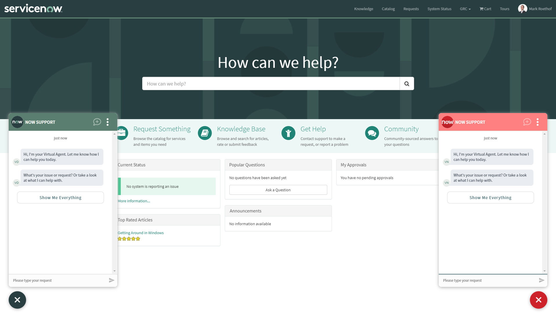 Solved: How to open virtual agent chat bot automatically w ...